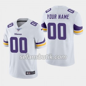 Minnesota Vikings Tröjor Custom Nike Vit 100th - Herr